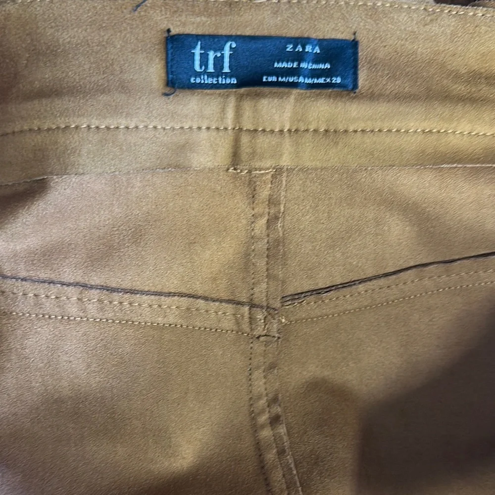 Tan Mini Pencil Skirt - Picture 3 of 4
